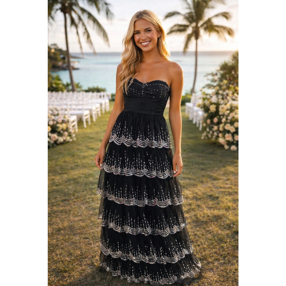 black prom dress masquerade prom dresses long dresses Black Satin Sheath Spaghetti Straps Long Prom Dresses With Side Slit, MP859